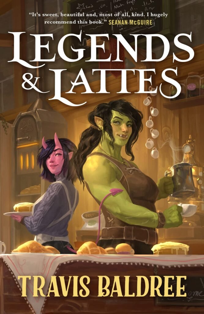 Legends & Lattes by Travis Baldree | Book Review by TheCozy.Cat